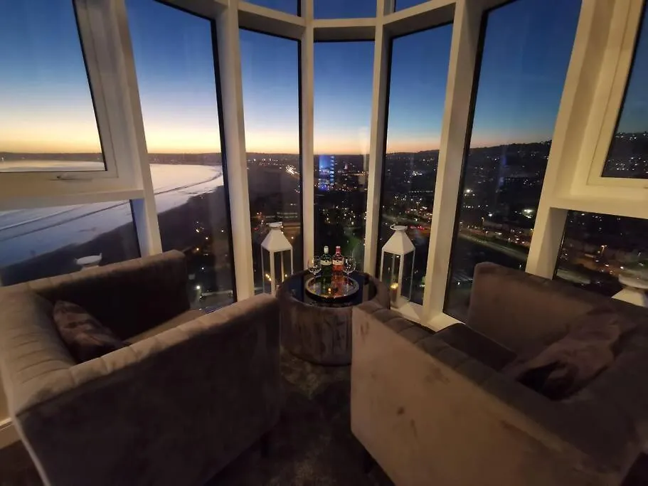 The Panoramic - The Finest Apartment In The City - By Tifa Stays 0*, Swansea United Kingdom